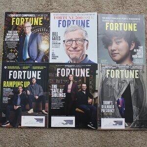 FORTUNE MAGAZINE Lot Of 6 April 25 to Jan 2026 Issues For magazine Collectors
